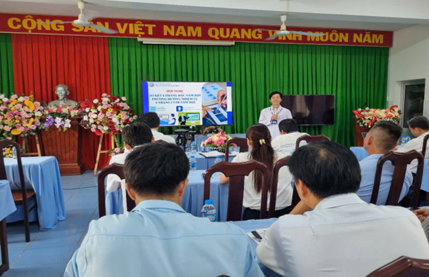 Trung tâm Y tế Tịnh Biên tổ chức hội nghị Sơ kết 6 tháng đầu năm 2025